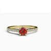varitsa-jewellers - Solitaire Gold Engagement Ring with 0.5ct Ruby - 01SG01R